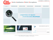 Tablet Screenshot of cisssrl.it